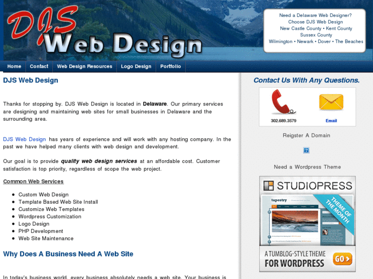 www.djswebdesign.com