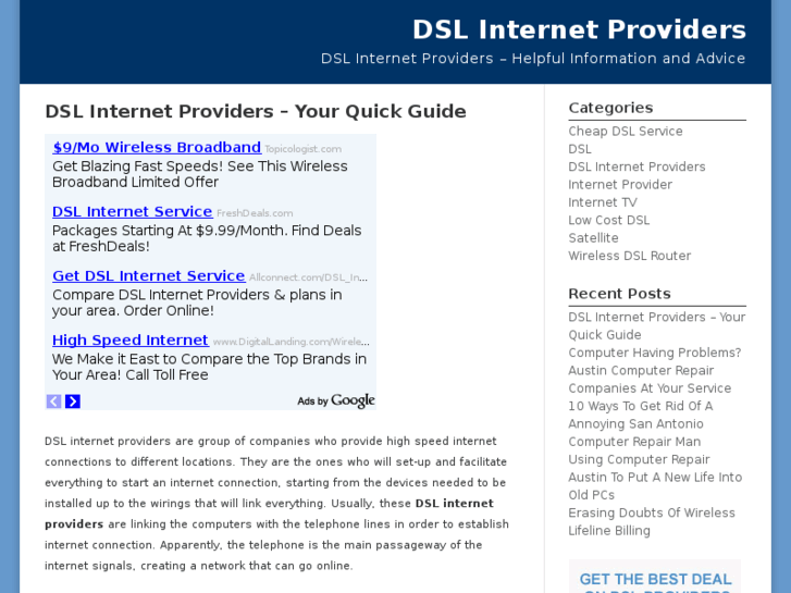 www.dslprovidersx.com