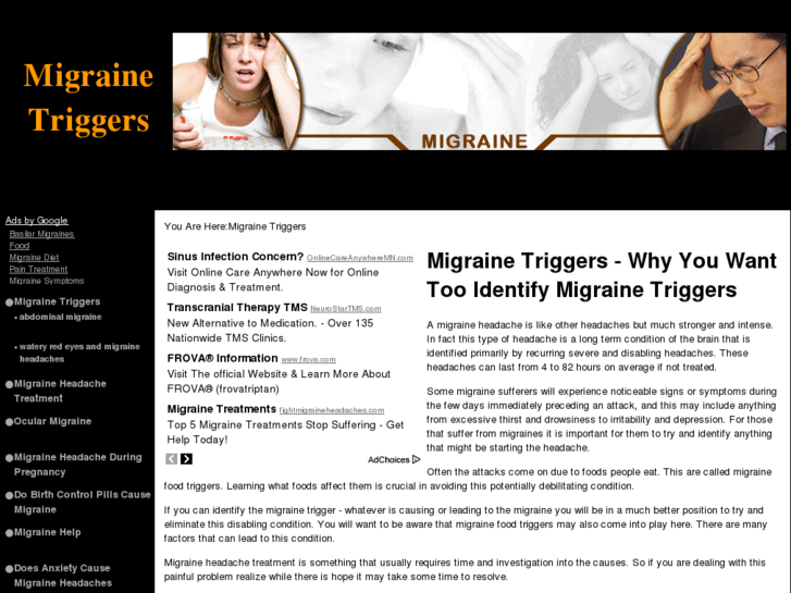 www.migrainetriggersinfo.com