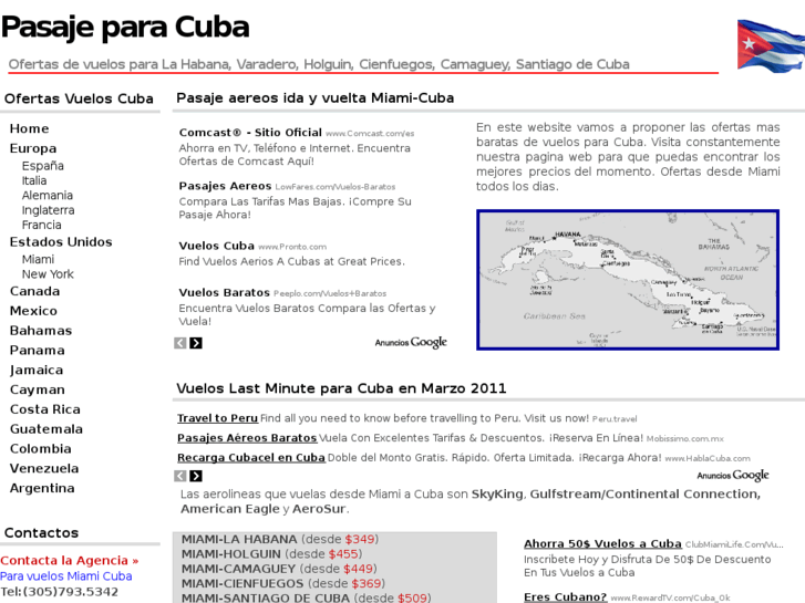 www.pasajeparacuba.com