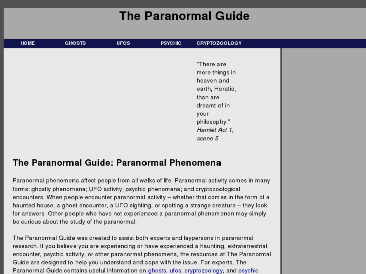 www.theparanormalguide.com