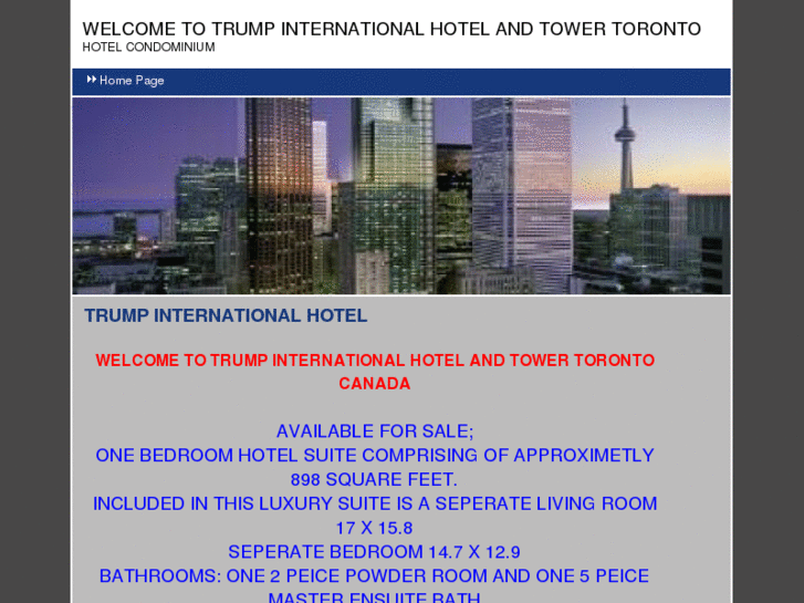 www.trumptorontosales.com