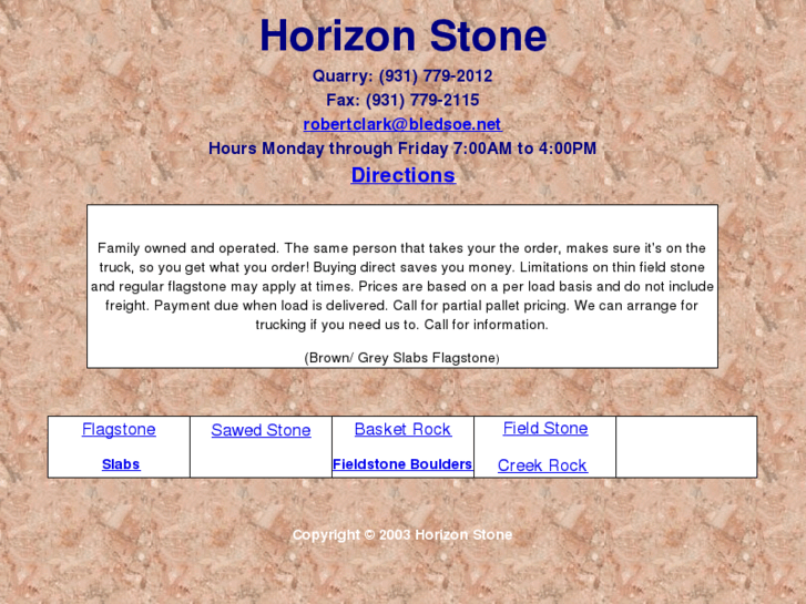 www.horizonstone.net