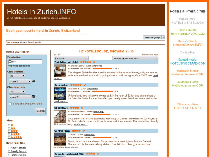 www.hotellizurich.com