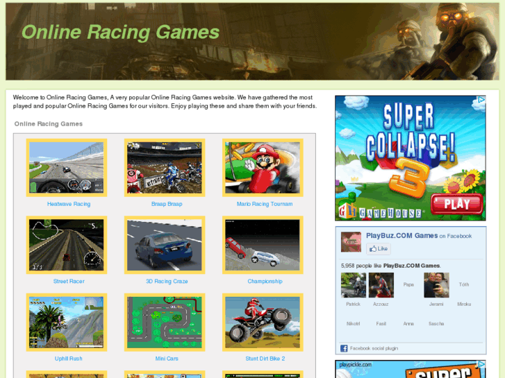 www.onlineracinggames.biz