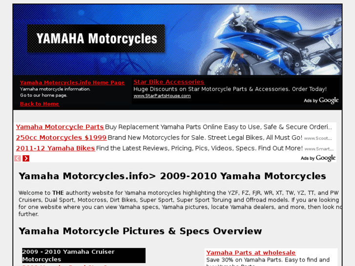 www.yamahamotorcycles.info