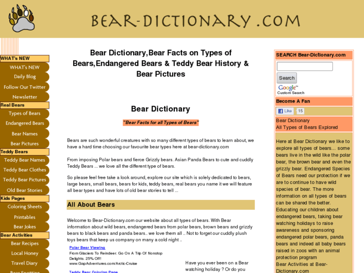 www.bear-dictionary.com