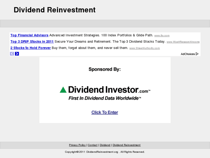 www.dividendreinvestment.org