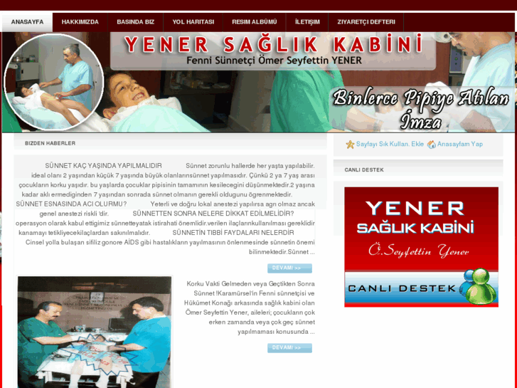 www.yenersaglikkabini.com