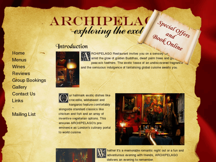 www.archipelago-restaurant.co.uk