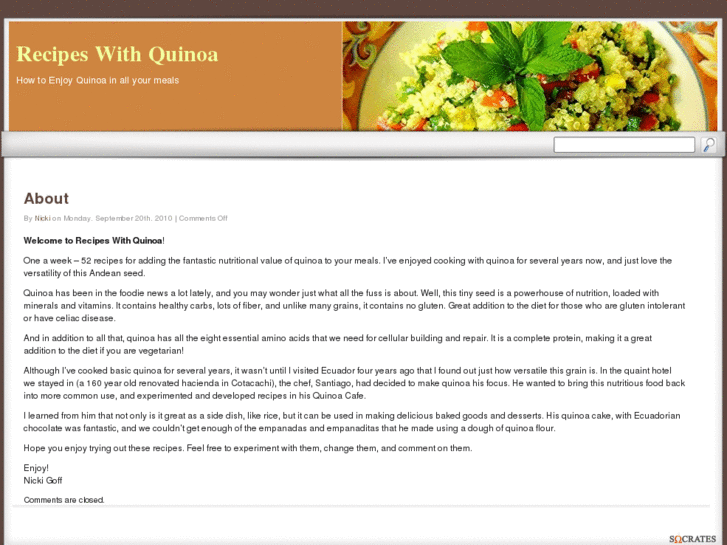 www.cookwithquinoa.info