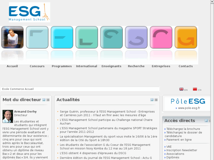 www.esg.fr