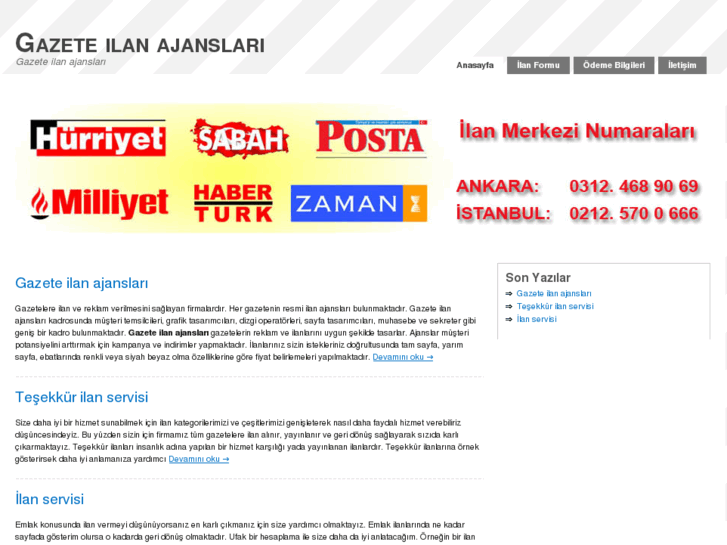 www.gazeteilanajanslari.com