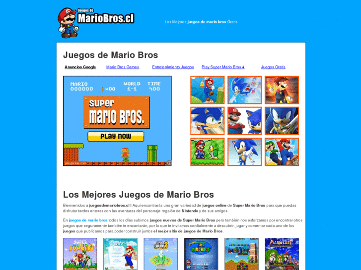 www.juegosdemariobros.cl