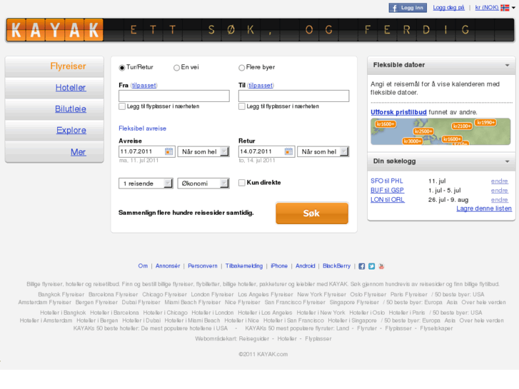 www.kayak.no