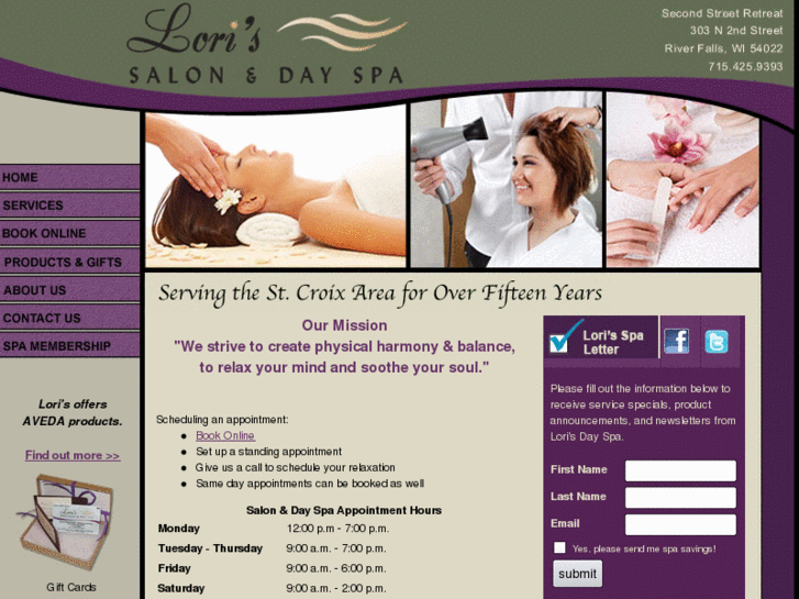 www.lorisdayspa.com