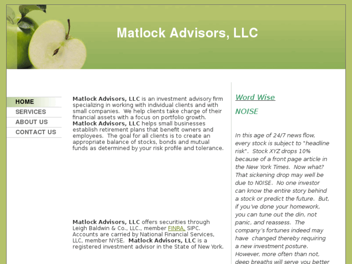 www.matlockadvisors.com