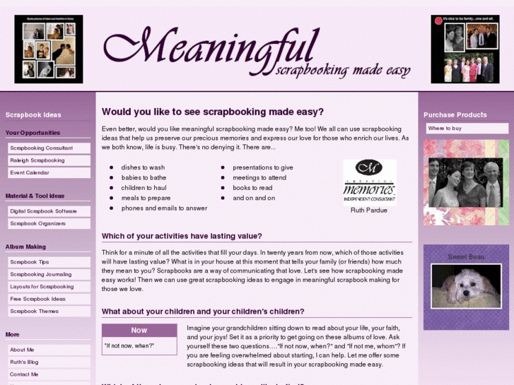 www.meaningful-scrapbooking-made-easy.com