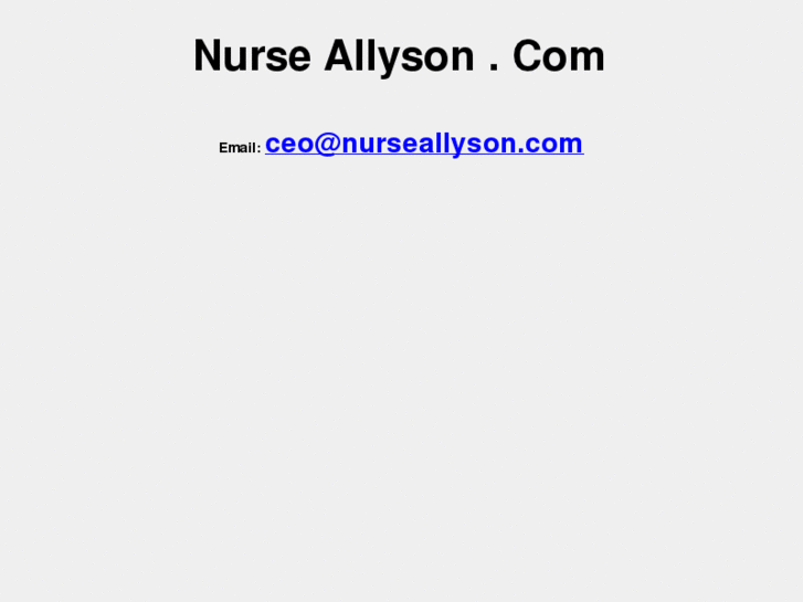 www.nurseallyson.com