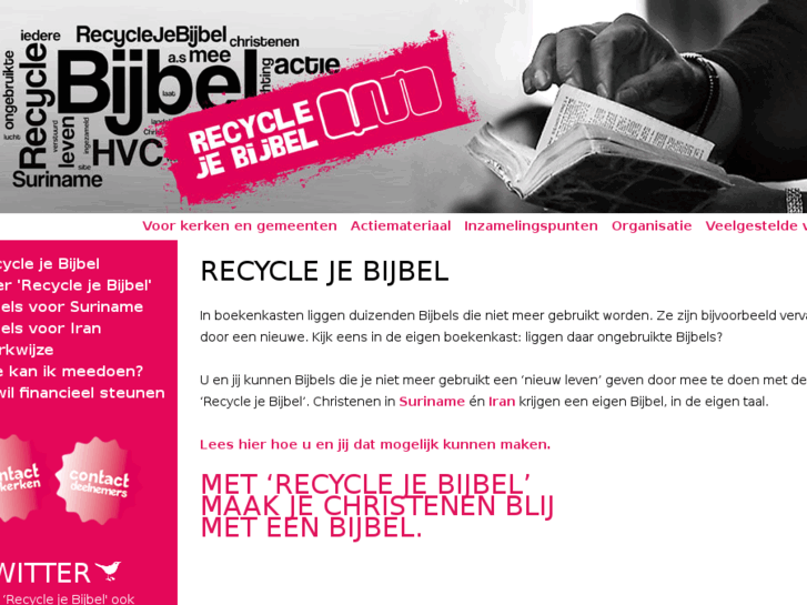 www.recyclejebijbel.nl