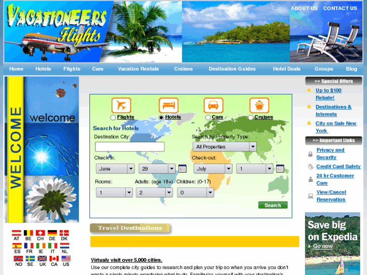 www.vacationeersflights.com