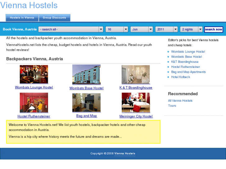 www.viennahostels.net