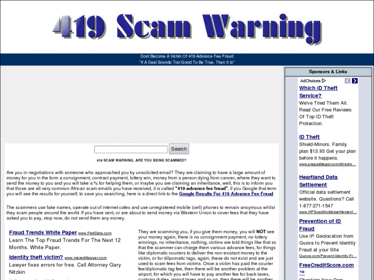 www.419scam.co.uk