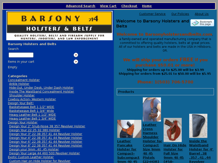 www.barsonyholstersandbelts.com