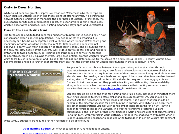 www.ontariowhitetaildeerhunting.com