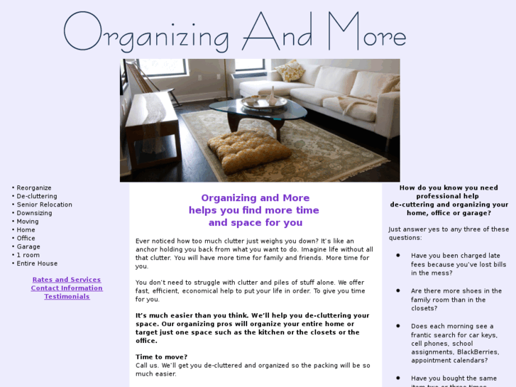 www.organizing-andmore.com