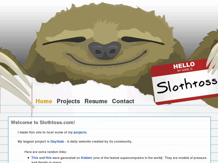 www.slothtoss.com