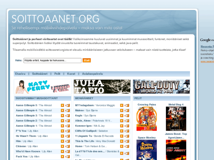www.soittoaanet.org