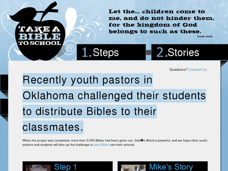 www.takeabibletoschool.net