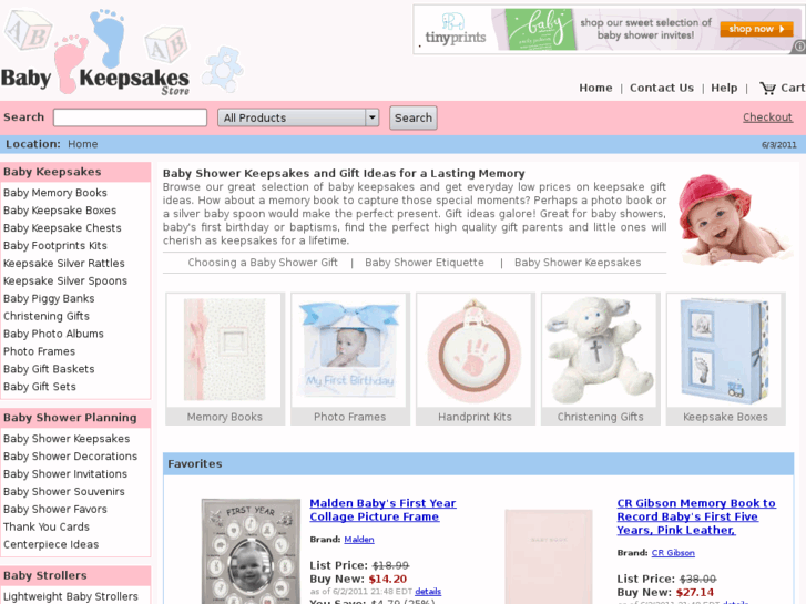 www.babykeepsakesstore.com