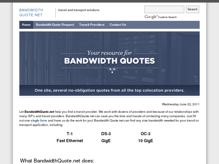 www.bandwidthquote.biz