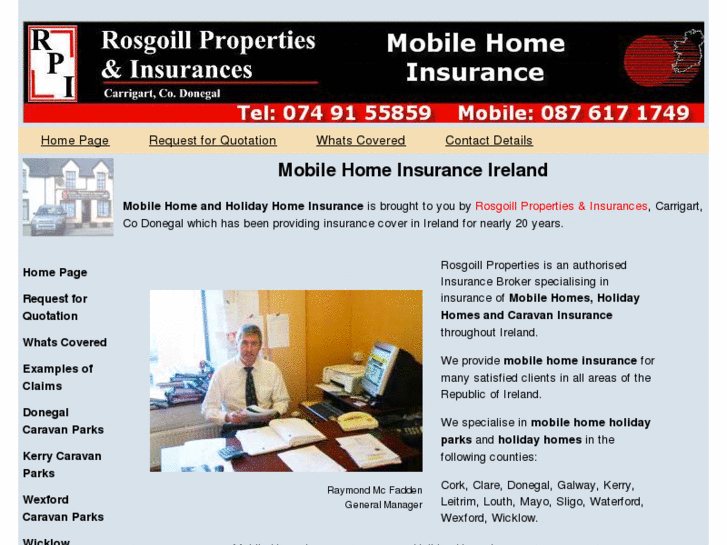 www.mobilehomeinsuranceireland.com