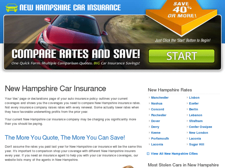 www.newhampshirecarinsurancepros.com