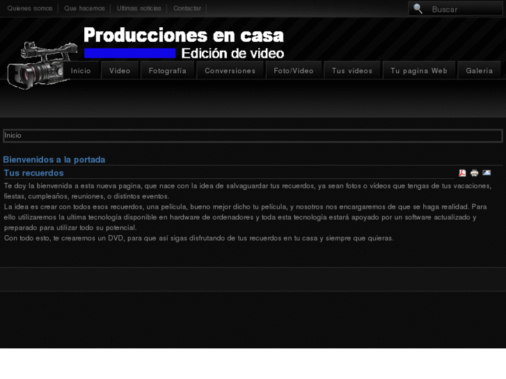 www.produccionesencasa.es