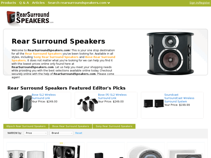 www.rearsurroundspeakers.com