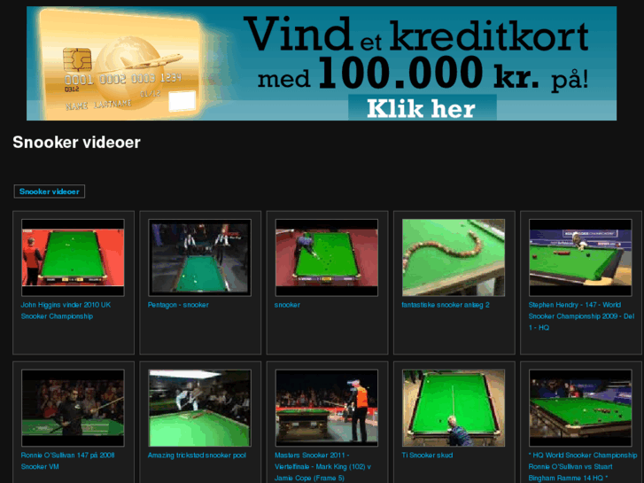 www.snookervideoer.dk