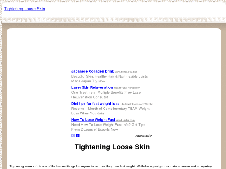 www.tighteninglooseskin.com