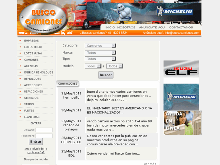 www.buscocamiones.com