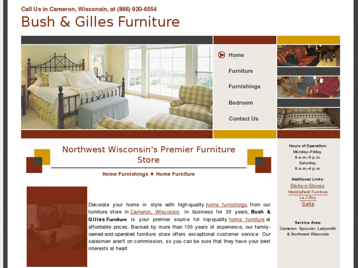 www.bushandgillesfurniture.com