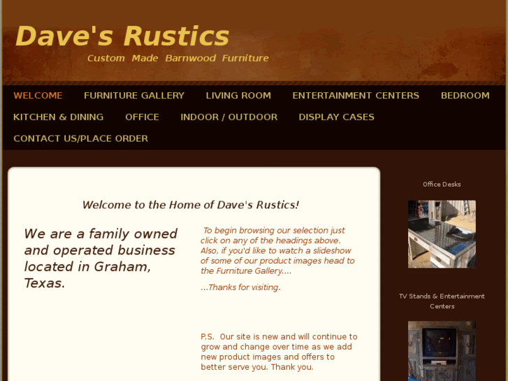 www.davesrustics.com