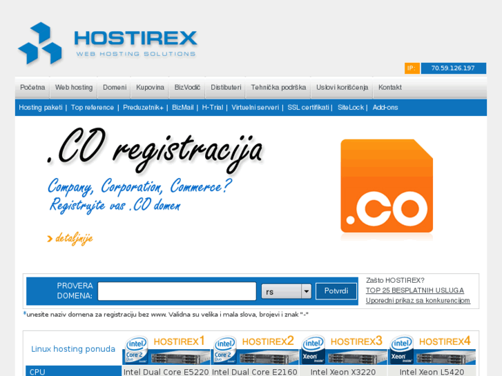 www.hostirex.net