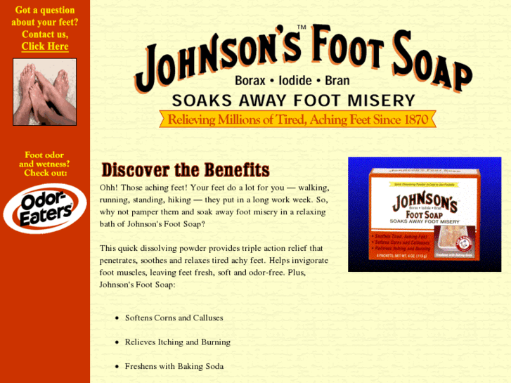 www.johnsonsfootsoap.com