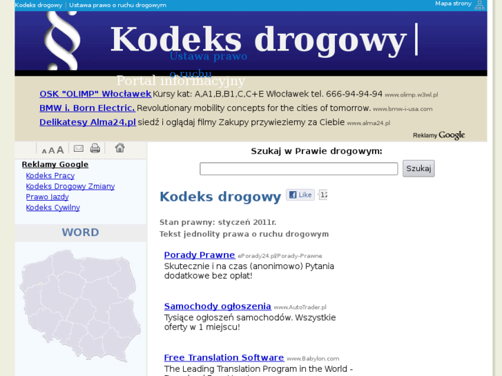 www.kodeks-drogowy.org