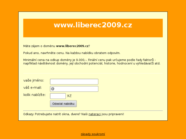 www.liberec2009.cz