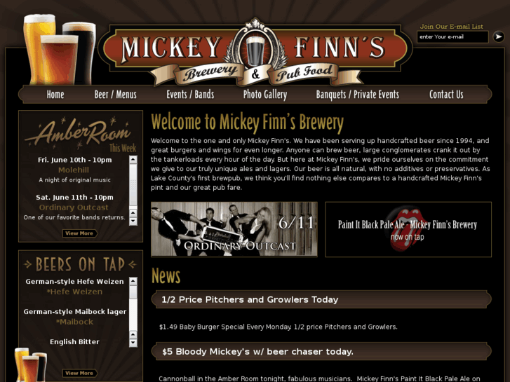 www.mickeyfinnsbrewery.com