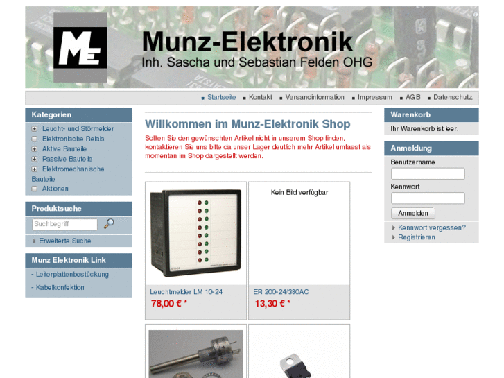 www.munz-elektronik-shop.de